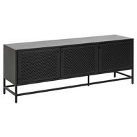 SIDEBOARD 160/60/40 cm  in Schwarz  - Schwarz, Konventionell, Metall (160/60/40cm) - MID.YOU