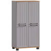 HIGHBOARD Jelda  in 59,8/116,9/32,6 cm  - Platinfarben/Eichefarben, MODERN, Holzwerkstoff/Kunststoff (59,8/116,9/32,6cm) - Stylife