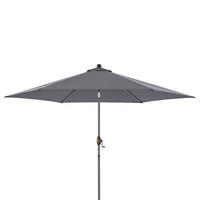 SONNENSCHIRM 305 cm  - Anthrazit, Basics, Textil/Metall (305/305cm) - Doppler