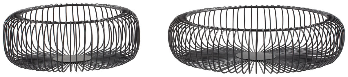 DEKOSCHALE - Schwarz, LIFESTYLE, Metall (35/9cm) - Ambia Home
