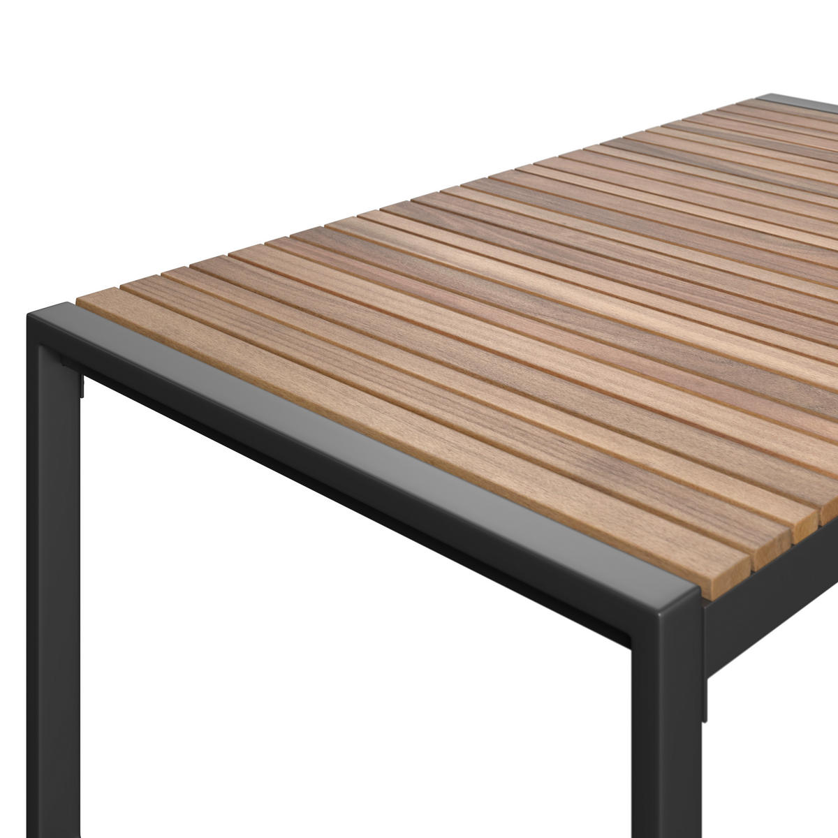 LOUNGETISCH  - Grau, MODERN, Holz/Metall (110/45/62cm) - Ambia Garden