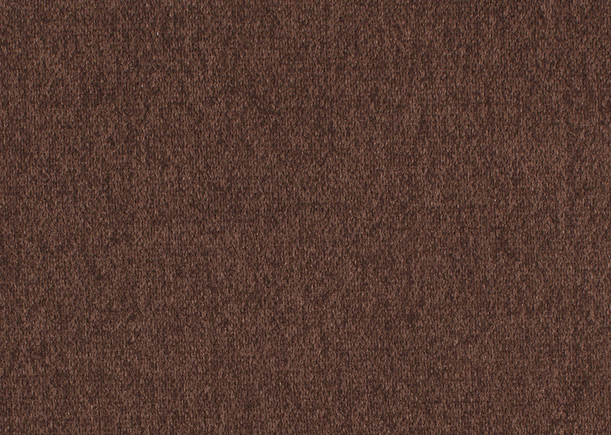 ECKSOFA in Chenille Braun  - Chromfarben/Braun, Natur, Textil/Metall (297/214cm) - Valdera