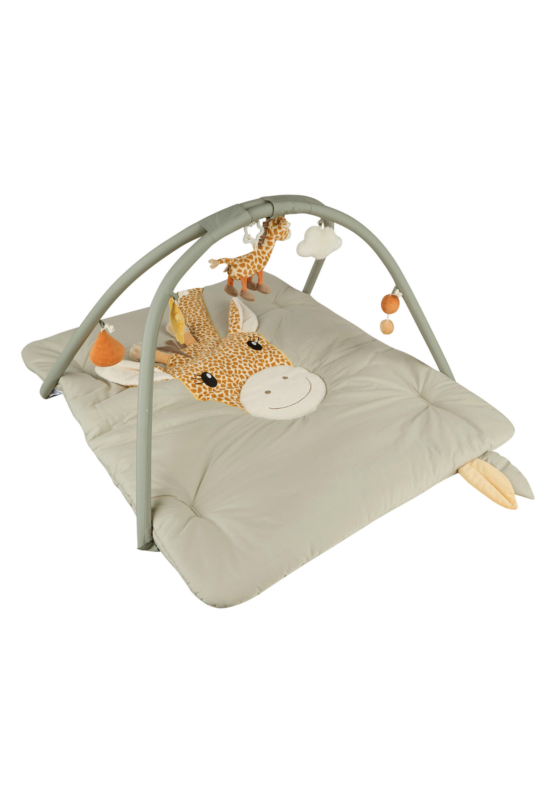 SPIELBOGEN Giraffe Kaya  - Mintgrau, Basics, Textil (100/80/3cm) - Sterntaler