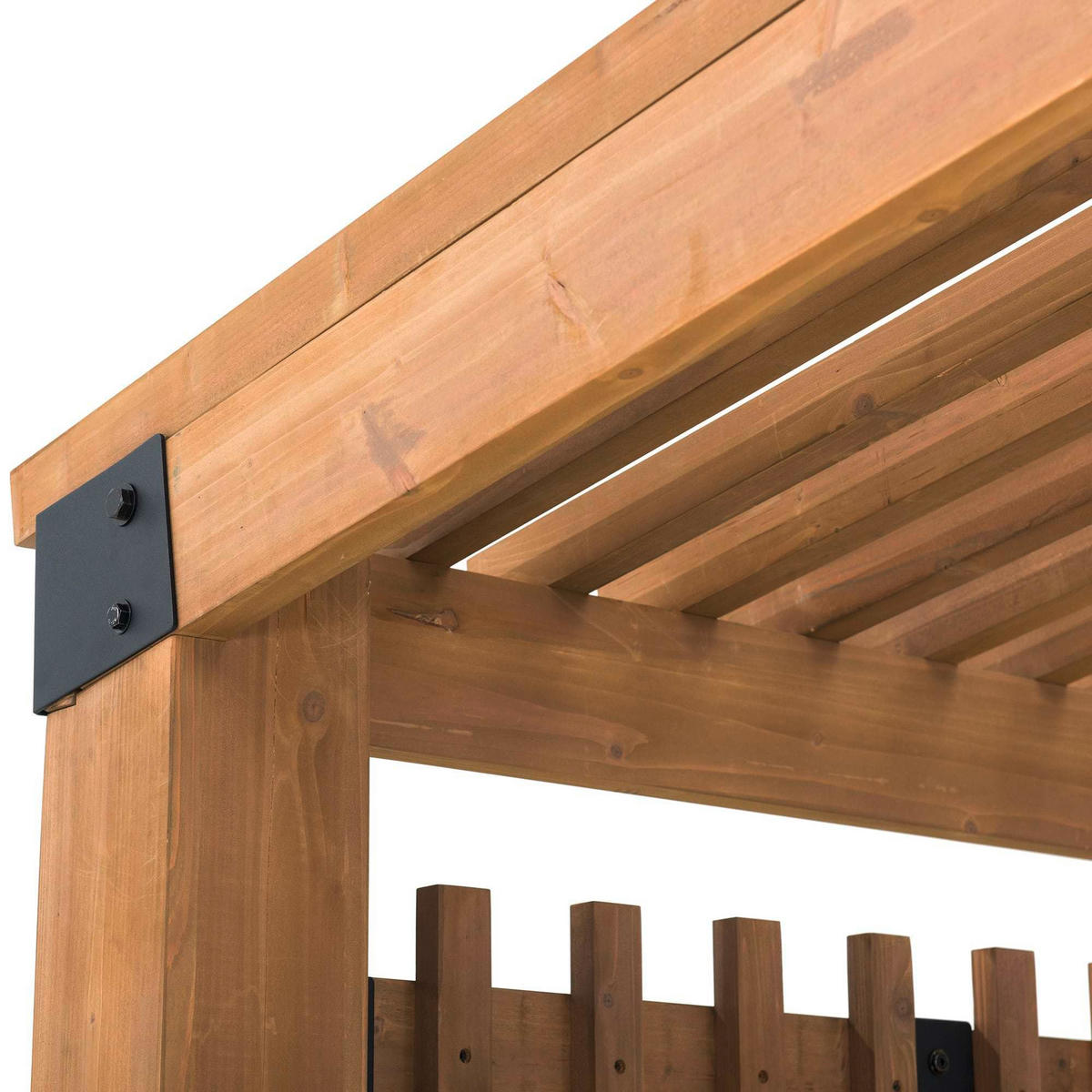 PERGOLA 309,6/239-256,4/274,5 cm   - Braun, Basics, Holz (309,6/239-256,4/274,5cm)