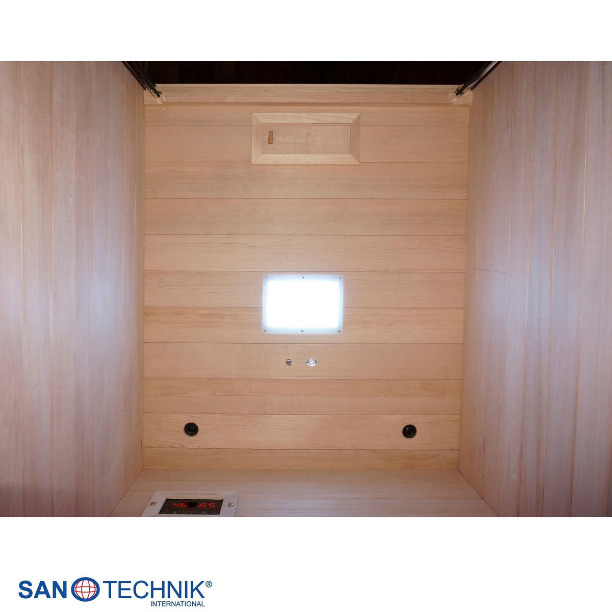 INFRAROTKABINE für 1 Personen RUBY 1  - Naturfarben, Basics, Holz (90,5/195/100cm) - Sanotechnik