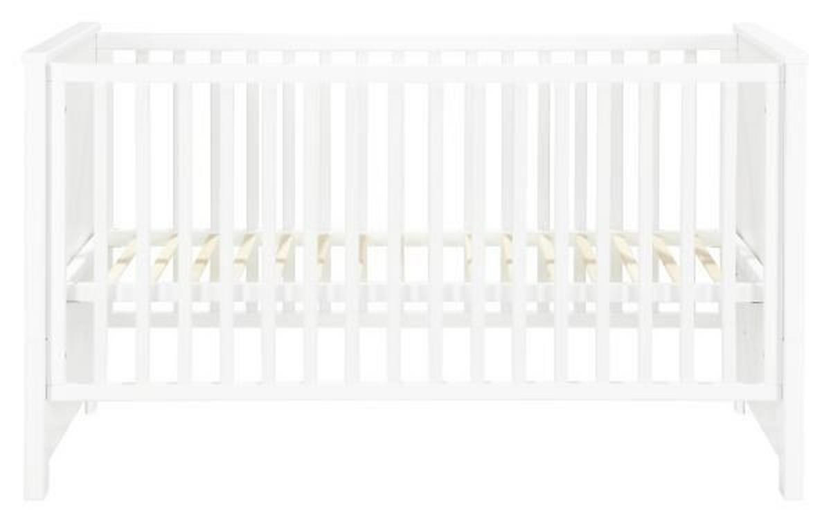 GITTERBETT Julija  - Weiß, Trend, Holz (147/85/80cm) - My Baby Lou