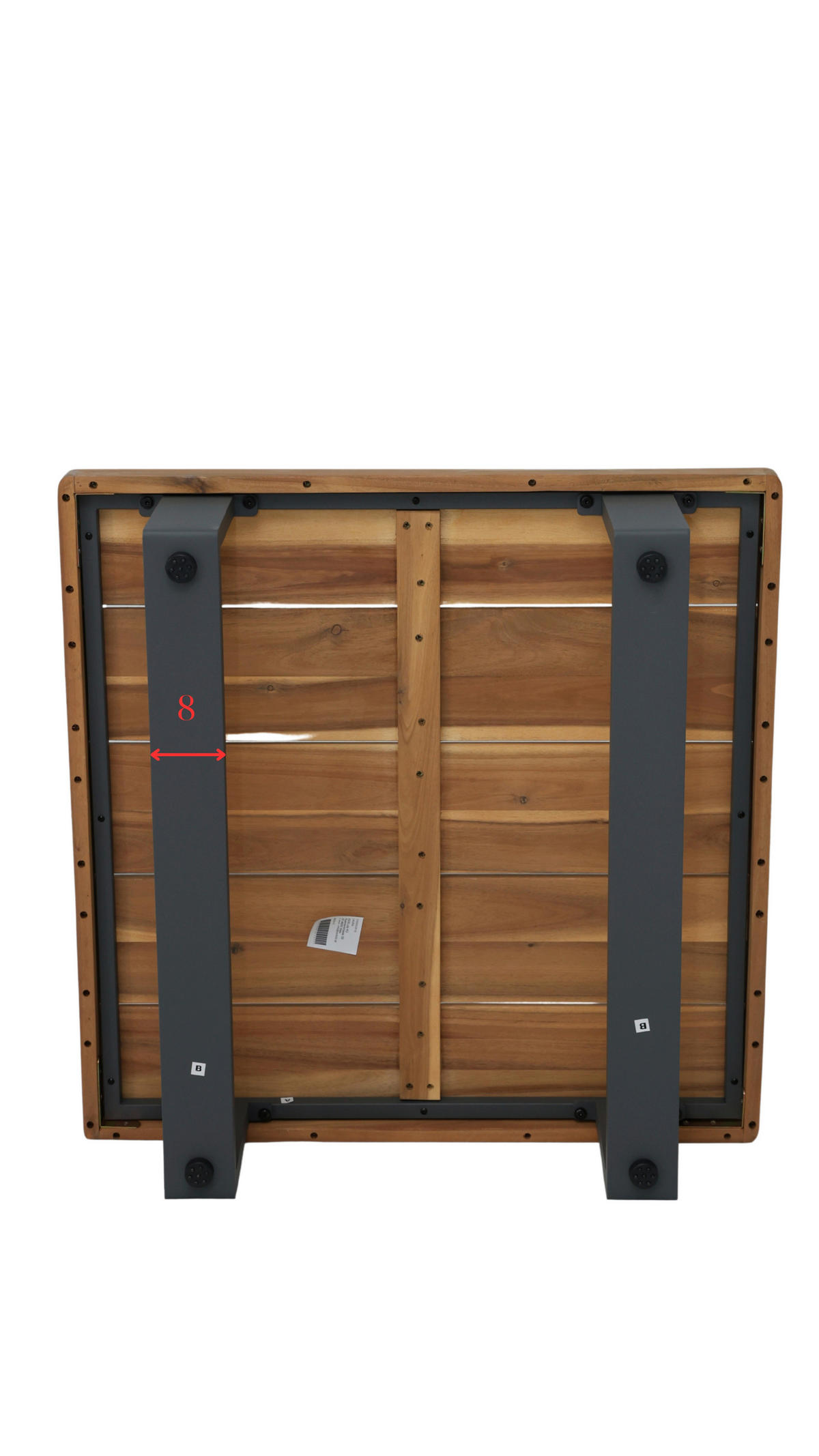 LOUNGEGARNITUR 4-teilig  232/232 cm  Akazie massiv Stahl  - Taupe/Anthrazit, Natur, Holz/Textil (232/232cm) - Ambia Garden