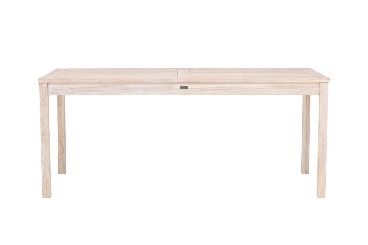 GARTENTISCH 180/90/75 cm  - Weiß, MODERN, Holz (180/90/75cm) - Gardenson