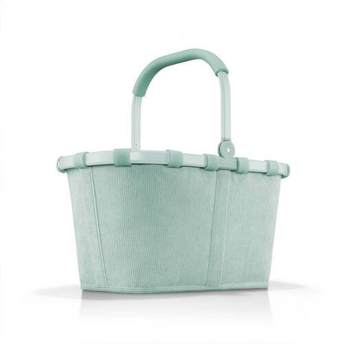 EINKAUFSKORB 22 L  - Schwarz/Mintgrün, Textil (49/29/28cm) - Reisenthel