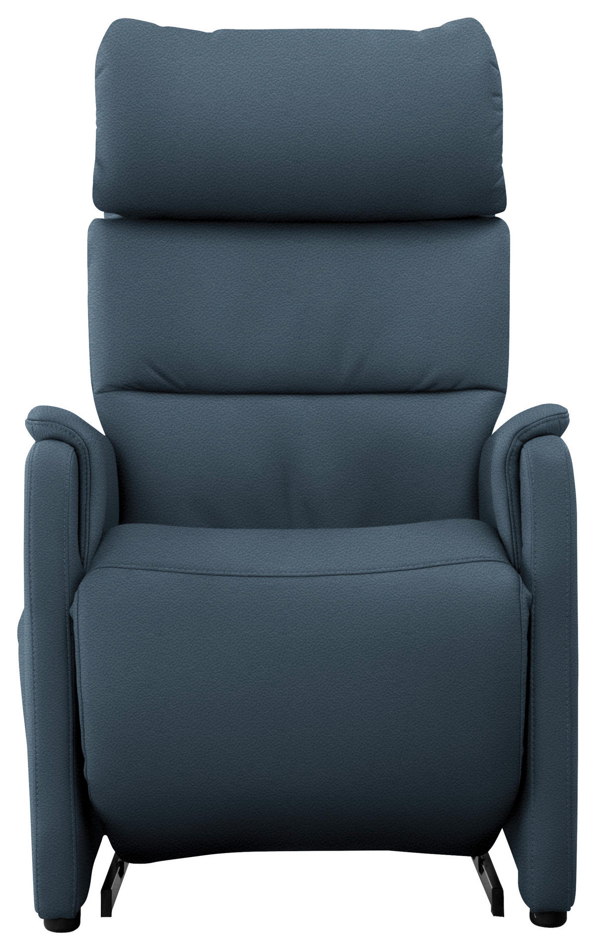 FERNSEHSESSEL in Blau  - Blau/Schwarz, KONVENTIONELL, Leder/Kunststoff (69/109/83cm) - Cantus
