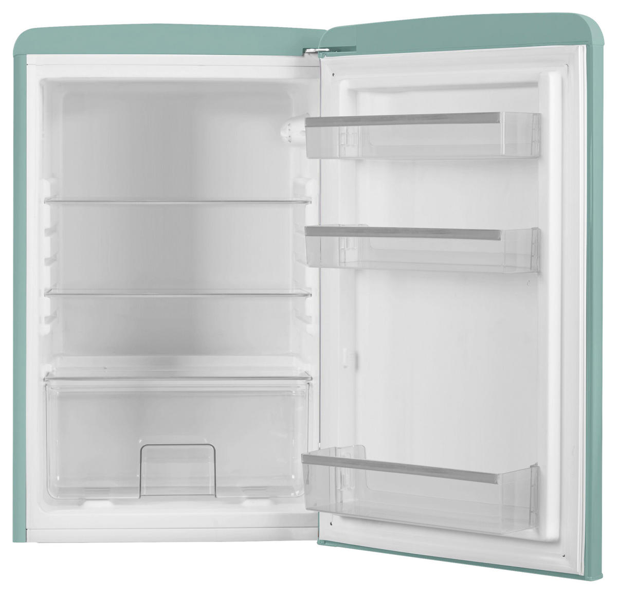 KÜHLSCHRANK 55/86/61,5 cm VKS15622-1T  - Türkis, Basics, Glas/Metall (55/86/61,5cm) - Amica