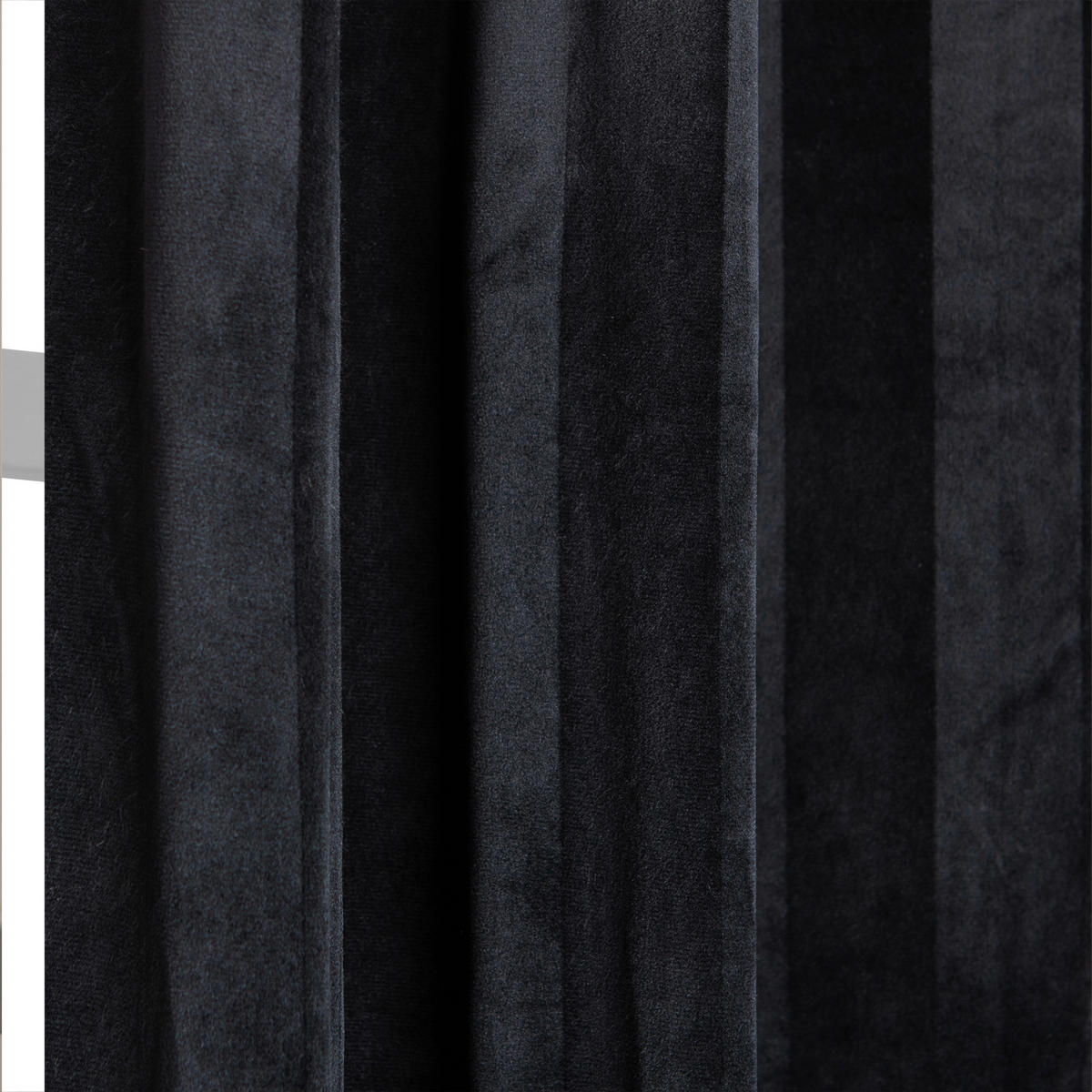 FERTIGVORHANG blickdicht  - Schwarz, Basics, Textil (135/240cm)