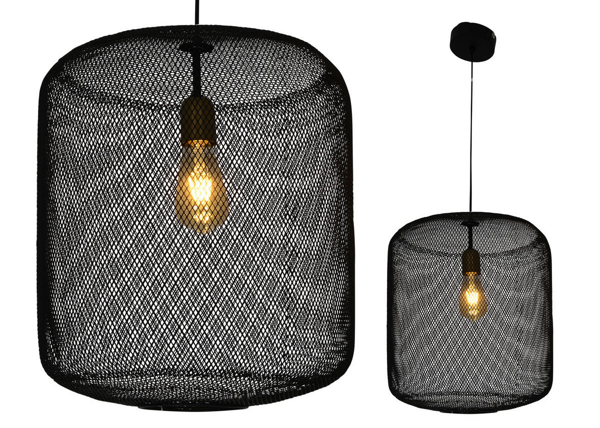 HÄNGELEUCHTE JODHPUR 39/175 cm   - Schwarz, Trend, Kunststoff/Metall (39/175cm) - Näve