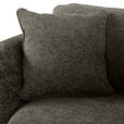 BIGSOFA Chenille Dunkelgrau  - Dunkelgrau/Schwarz, KONVENTIONELL, Textil/Metall (215/70/98cm) - Carryhome