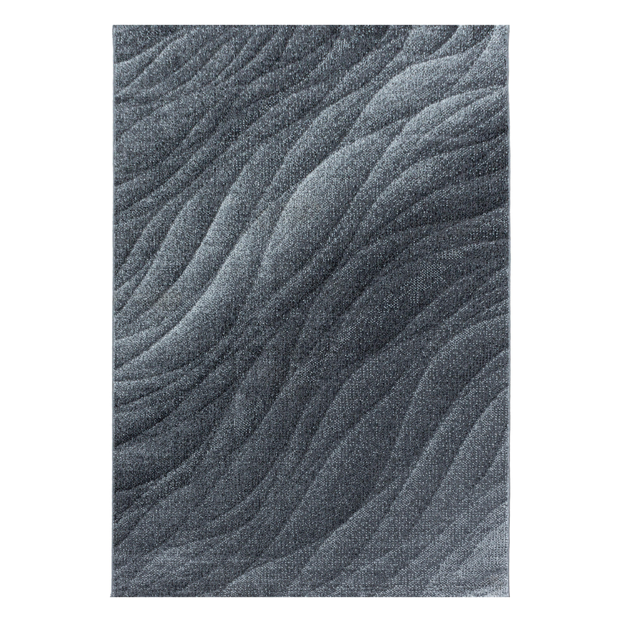 VÄVD MATTA 120/170 cm Ottawa 4206 grau  - grå, Design, textil (120/170cm)