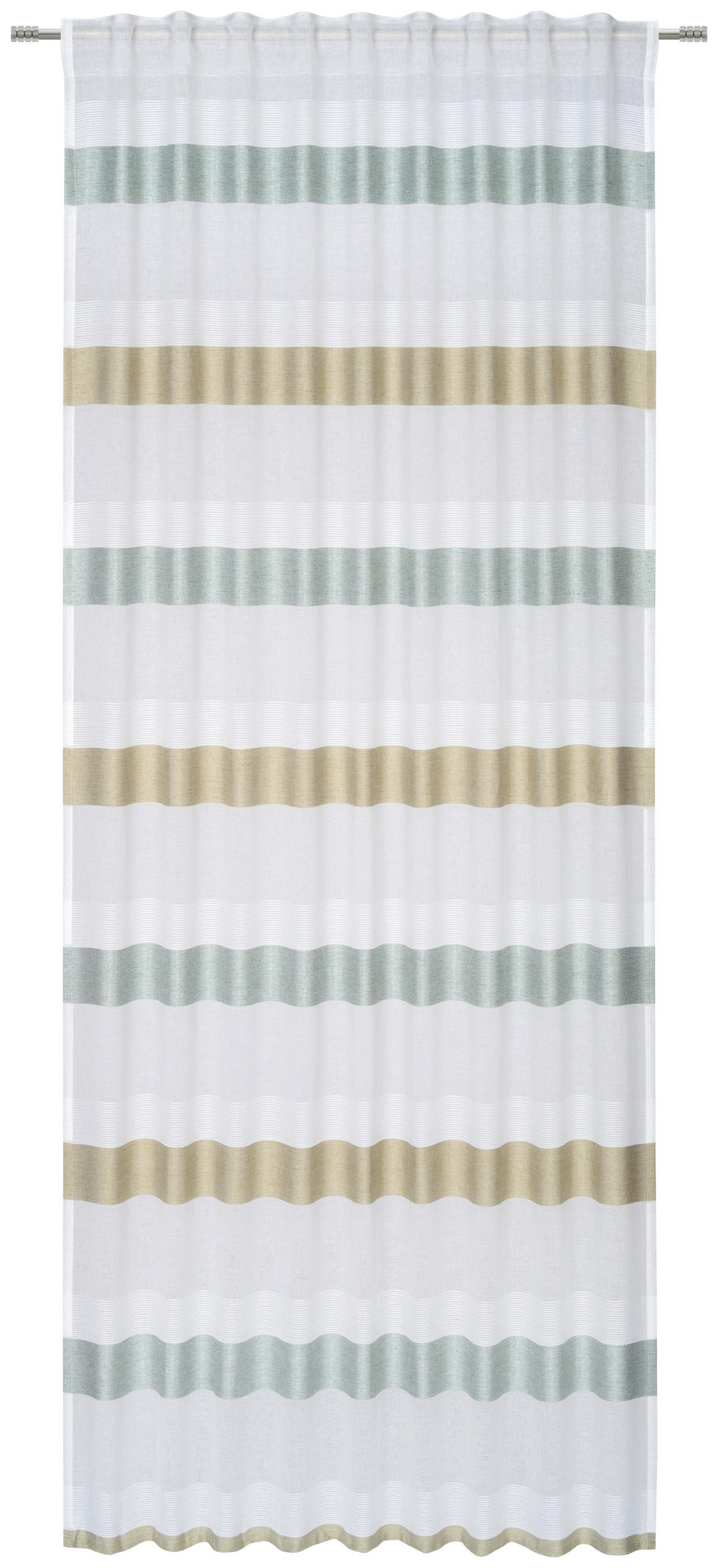 GOTOVA ZAVESA zelena - zelena, Konvencionalno, tekstil (135/245cm) - Esposa