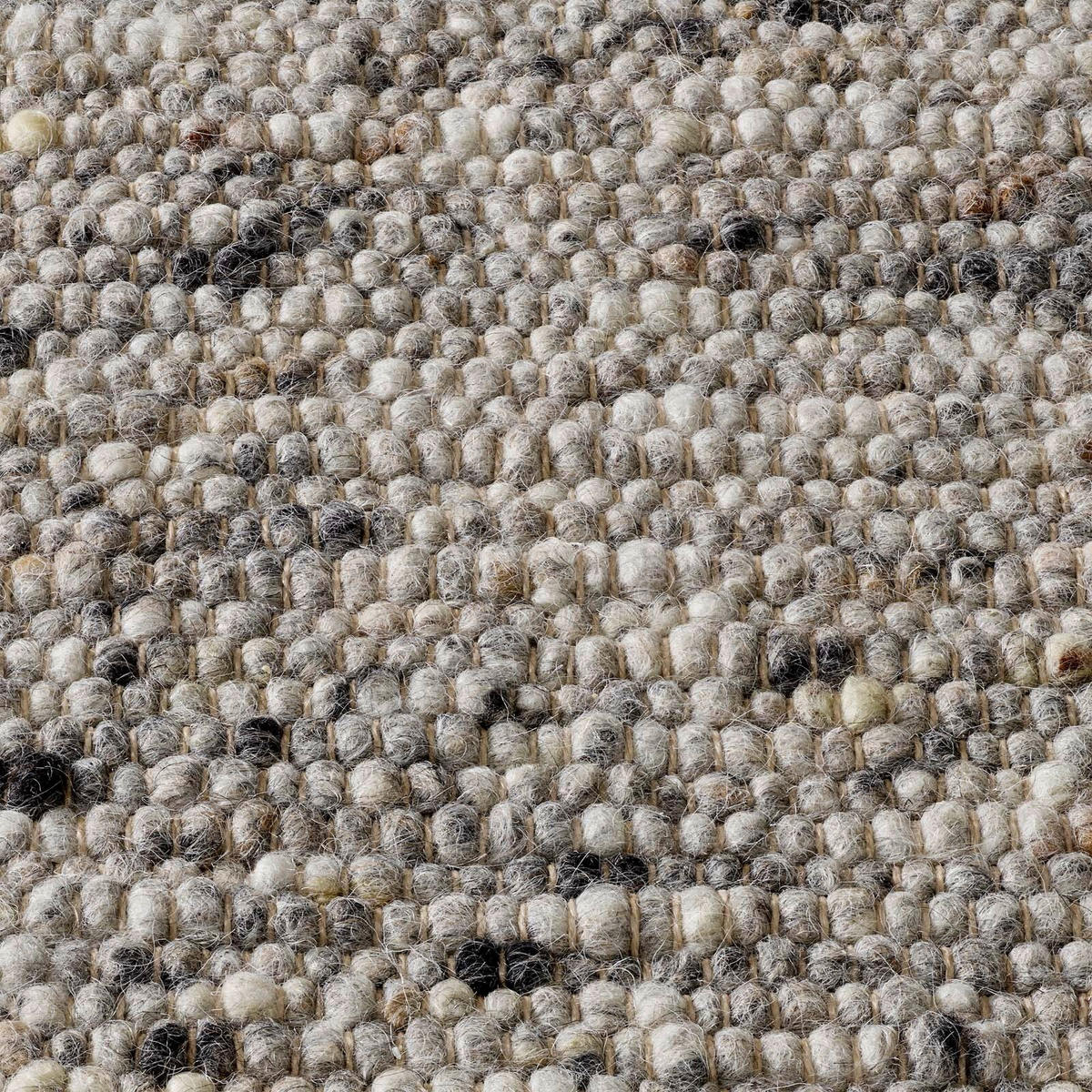 HANDWEBTEPPICH 300/390 cm Grau rechteckig  - Grau, KONVENTIONELL, Textil (300/390cm) - Linea Natura