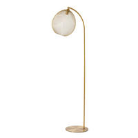 STEHLEUCHTE  30/160 cm    - Goldfarben, Design, Kunststoff/Metall (30/160cm) - Light & Living