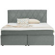 BOXSPRINGBETT 160/200 cm  in Hellgrau  - Hellgrau/Schwarz, Design, Holzwerkstoff/Kunststoff (160/200cm) - Xora