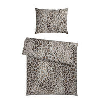 BETTWÄSCHE 2-teilig Flanell 140/200 cm  - Braun, Textil (140/200cm) - Dieter Knoll