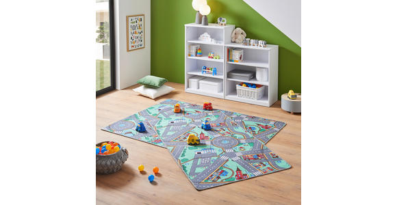 SPIELTEPPICH Car City - Multicolor, Trend, Textil (100/175cm) - Boxxx