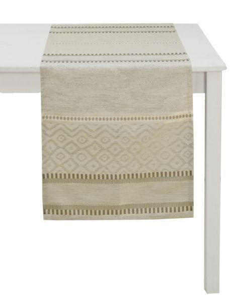 TISCHLÄUFER Kitami 45/140 cm  - Beige, Basics, Textil (45/140cm) - Ambiente