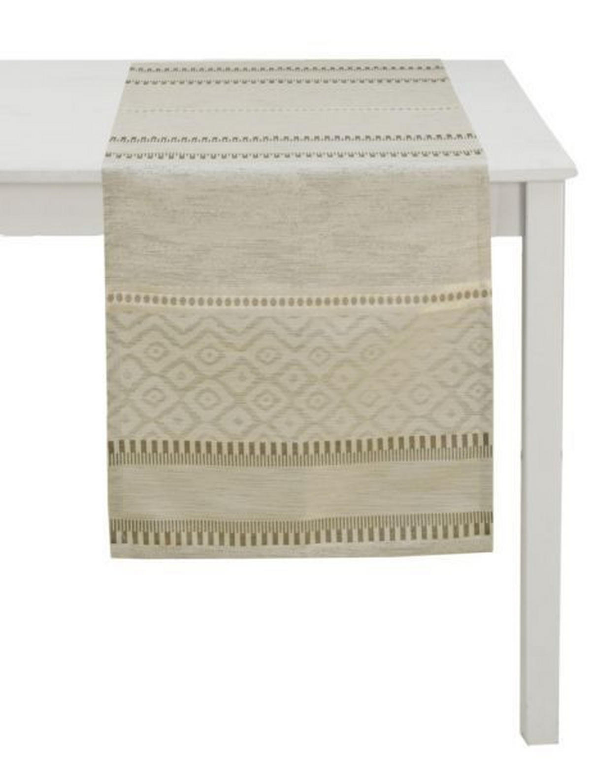 TISCHLÄUFER Kitami 45/140 cm  - Beige, Basics, Textil (45/140cm) - Ambiente