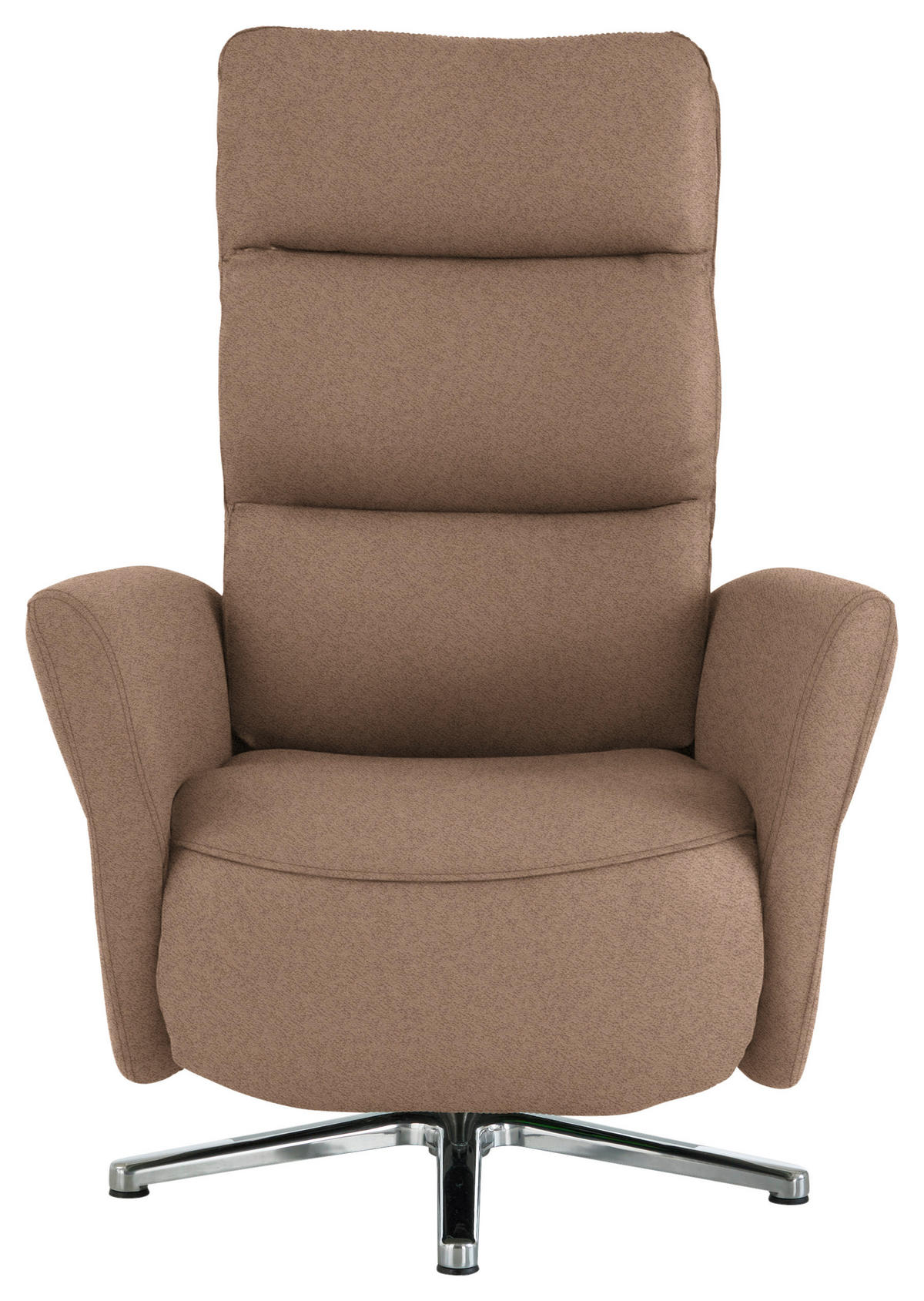 RELAXSESSEL Textil Sandfarben  - Sandfarben/Chromfarben, Design, Textil/Metall (78/113/83cm) - Beldomo Speed