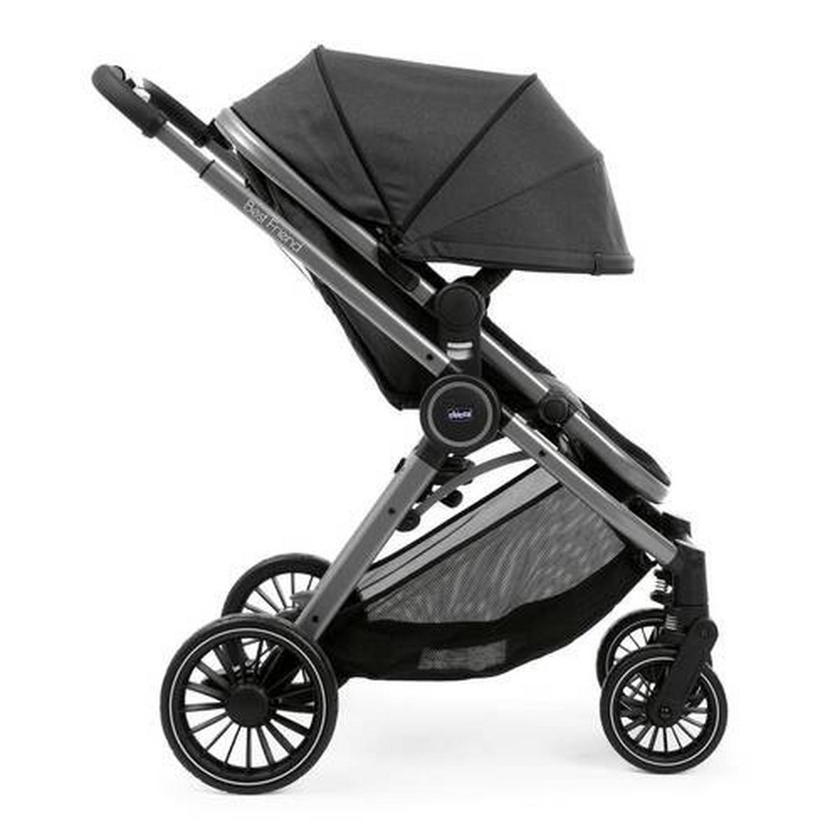 KINDERWAGEN BEST FRIEND PRO  - Schwarz, Basics, Textil/Metall (60/95/106cm) - Chicco