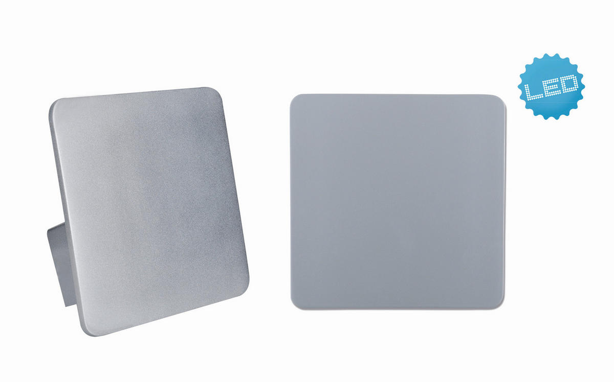 LED-WANDLEUCHTE Stan 5,5/14/6,8 cm   - Weiß, Basics, Metall (5,5/14/6,8cm) - Näve