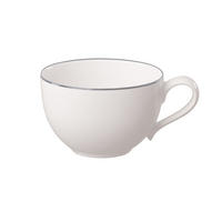 KAFFEETASSE Grey Lines  - Weiß/Grau, KONVENTIONELL, Keramik (0,25l) - Villeroy & Boch
