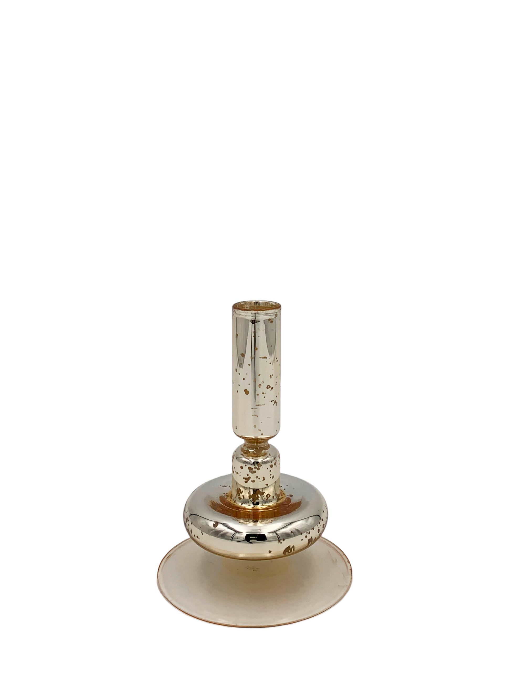 KERZENHALTER - Goldfarben, Trend, Glas (10/15cm)