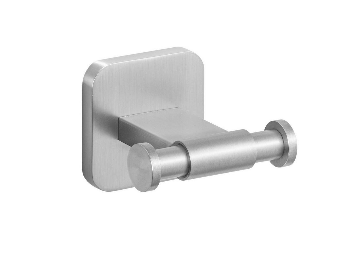 HANDTUCHHAKEN - Edelstahlfarben, KONVENTIONELL, Metall (7/5,5/6,5cm) - Wenko