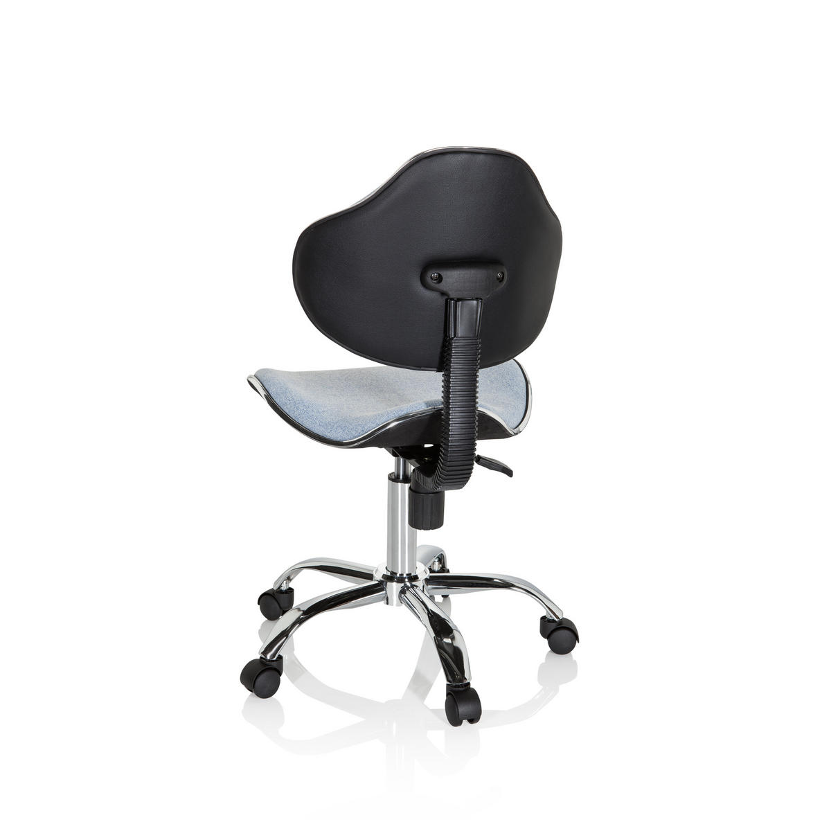 OTOČNÁ ŽIDLE PRO MLÁDEŽ, světle modrá - světle modrá, Basics, plast (47/87-98/49cm) - MID.YOU