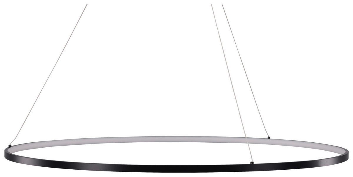 HÄNGLAMPA 100/6/100 cm  - svart, Basics, metall (100/6/100cm) - P & B