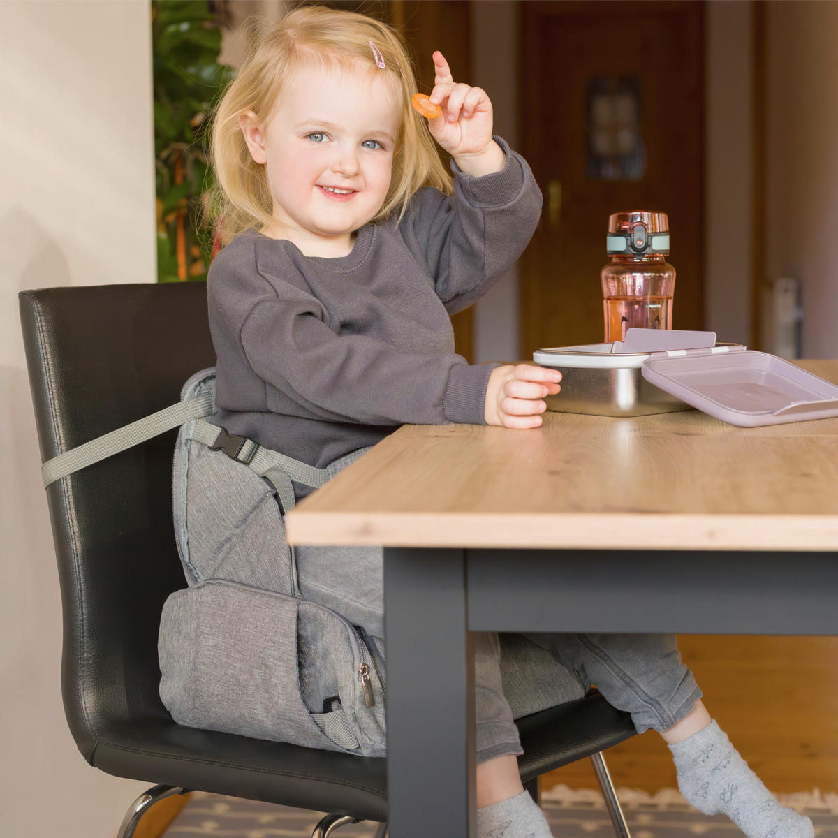 TISCHSITZ  - Grau, Basics, Textil (15/30/35cm) - Fillikid