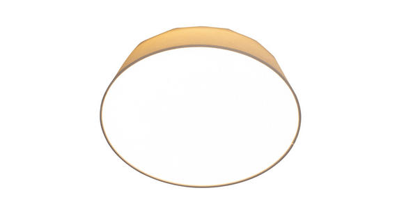 LED-DECKENLEUCHTE 40/12,7 cm - Hellgrau, Basics, Kunststoff/Textil (40/12,7cm) - Novel