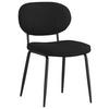 STUHL Webstoff Schwarz  - Schwarz, KONVENTIONELL, Textil/Metall (49/80,5/62,5cm) - Boxxx