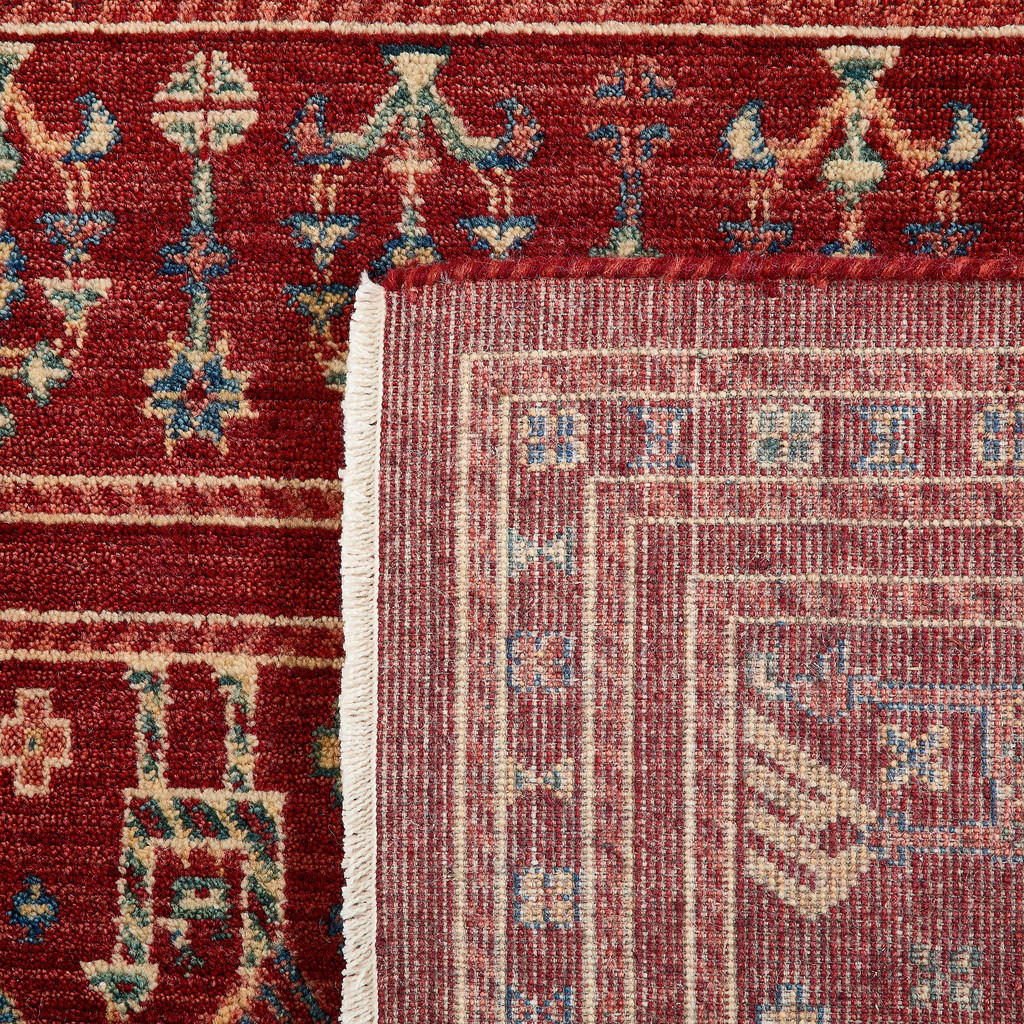 Thumbnail - Cazaris Orientteppich, Rot, Textil, orientalisch, rechteckig, 140x195 cm, für Fußbodenheizung geeignet, Teppiche & Böden...