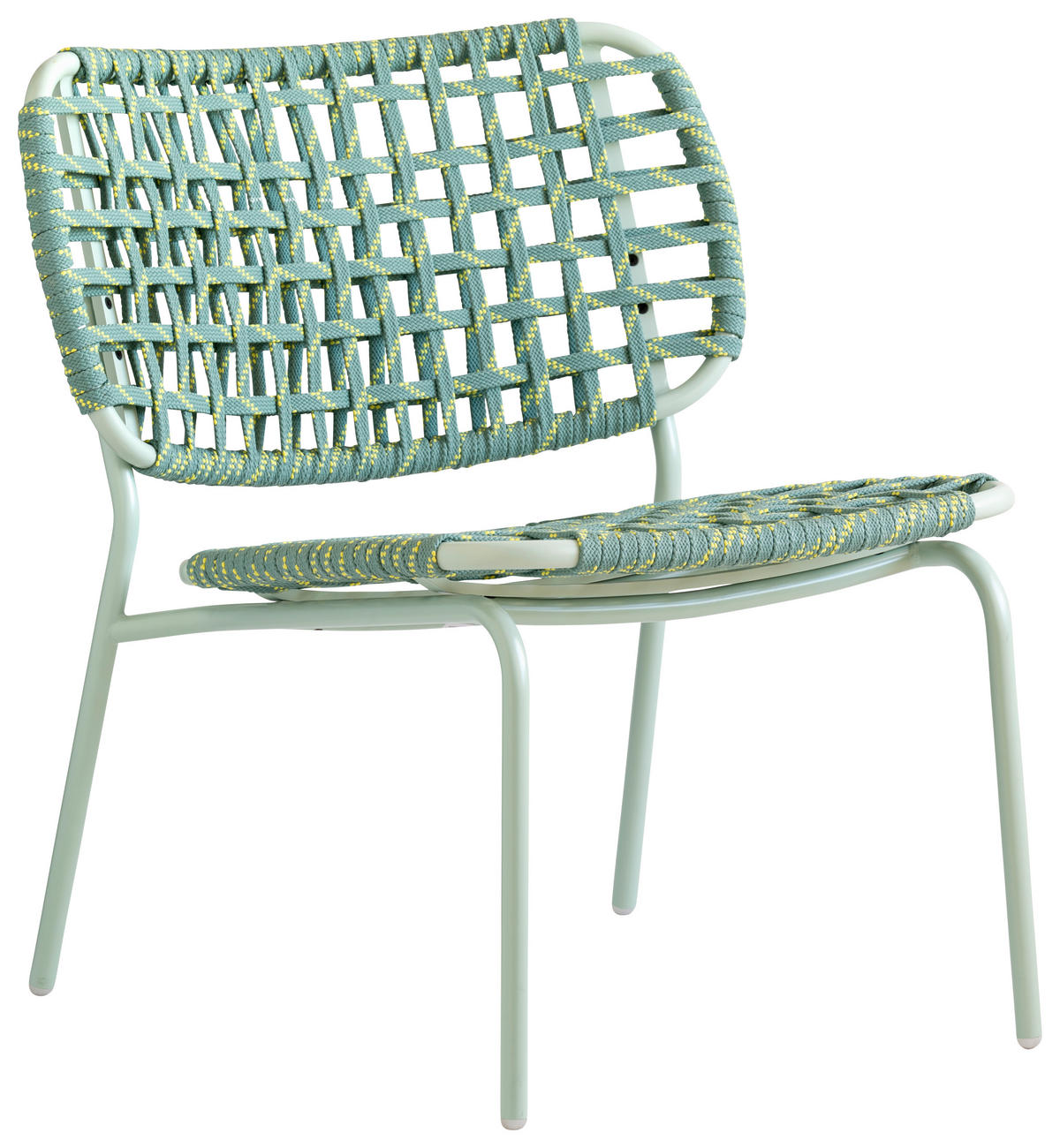 GARTENSTUHL Edelstahl Pastellgrün  - Pastellgrün, Basics, Textil/Metall (64/72/72cm) - Connubia 