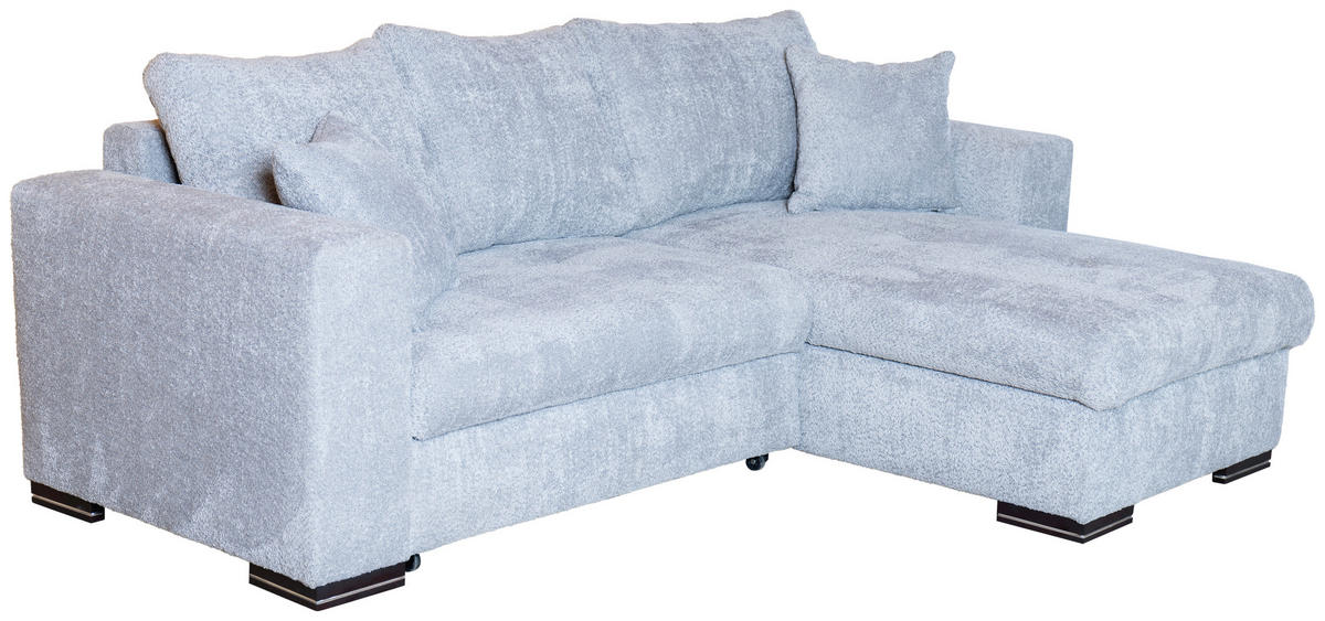ECKSOFA in Webstoff Grau  - Braun/Grau, KONVENTIONELL, Holz/Textil (170/235cm) - Carryhome