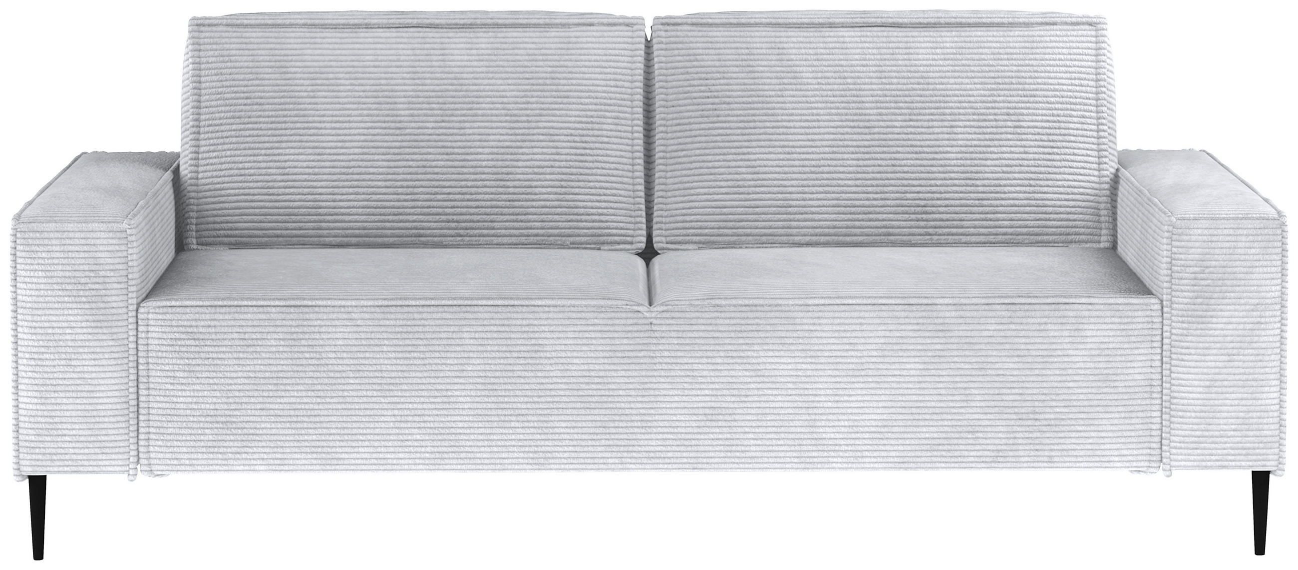 BÄDDSOFFA i vävt tyg silver  - silver/svart, Design, metall/textil (240/89/103cm) - MID.YOU