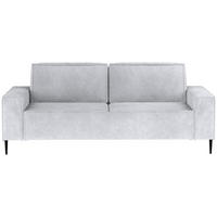 BÄDDSOFFA i vävt tyg silver  - silver/svart, Design, metall/textil (240/89/103cm) - MID.YOU