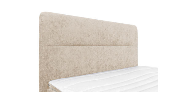 BOXSPRINGBETT 140/200 cm  in Kaschmir  - Kaschmir/Schwarz, Design, Textil/Metall (140/200cm) - Esposa