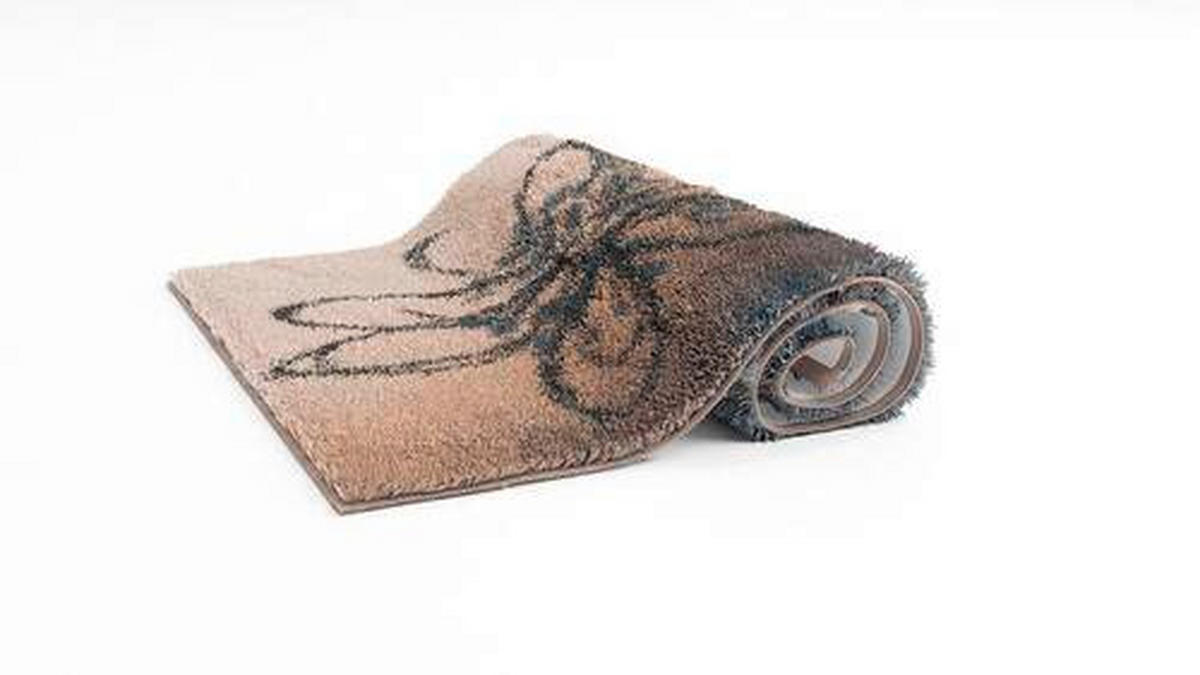 BADEMATTE Taupe 70/120 cm  - Taupe, KONVENTIONELL, Kunststoff/Textil (70/120cm) - Grund