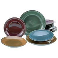 TAFELSERVICE Multicolor 12-teilig  - Multicolor, MODERN, Keramik (36,5/36,5/34,5cm) - Creatable
