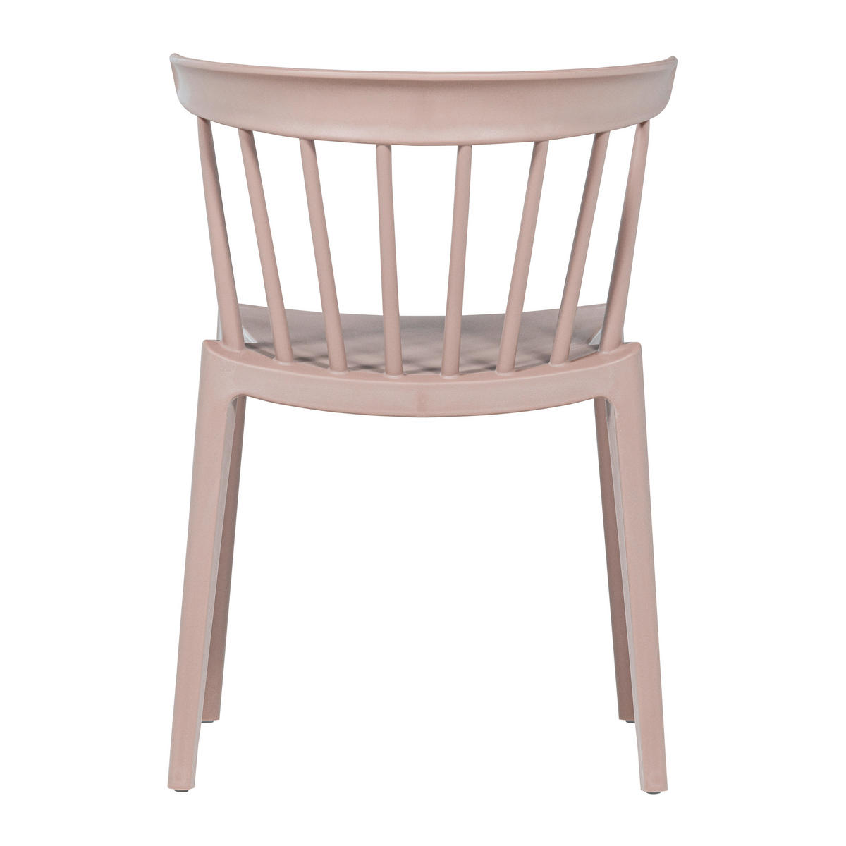 GARTENSTUHL-SET Kunststoff, Naturmaterialien Lachsfarben  - Lachsfarben, MODERN, Naturmaterialien/Kunststoff (52/75/53cm) - Livetastic