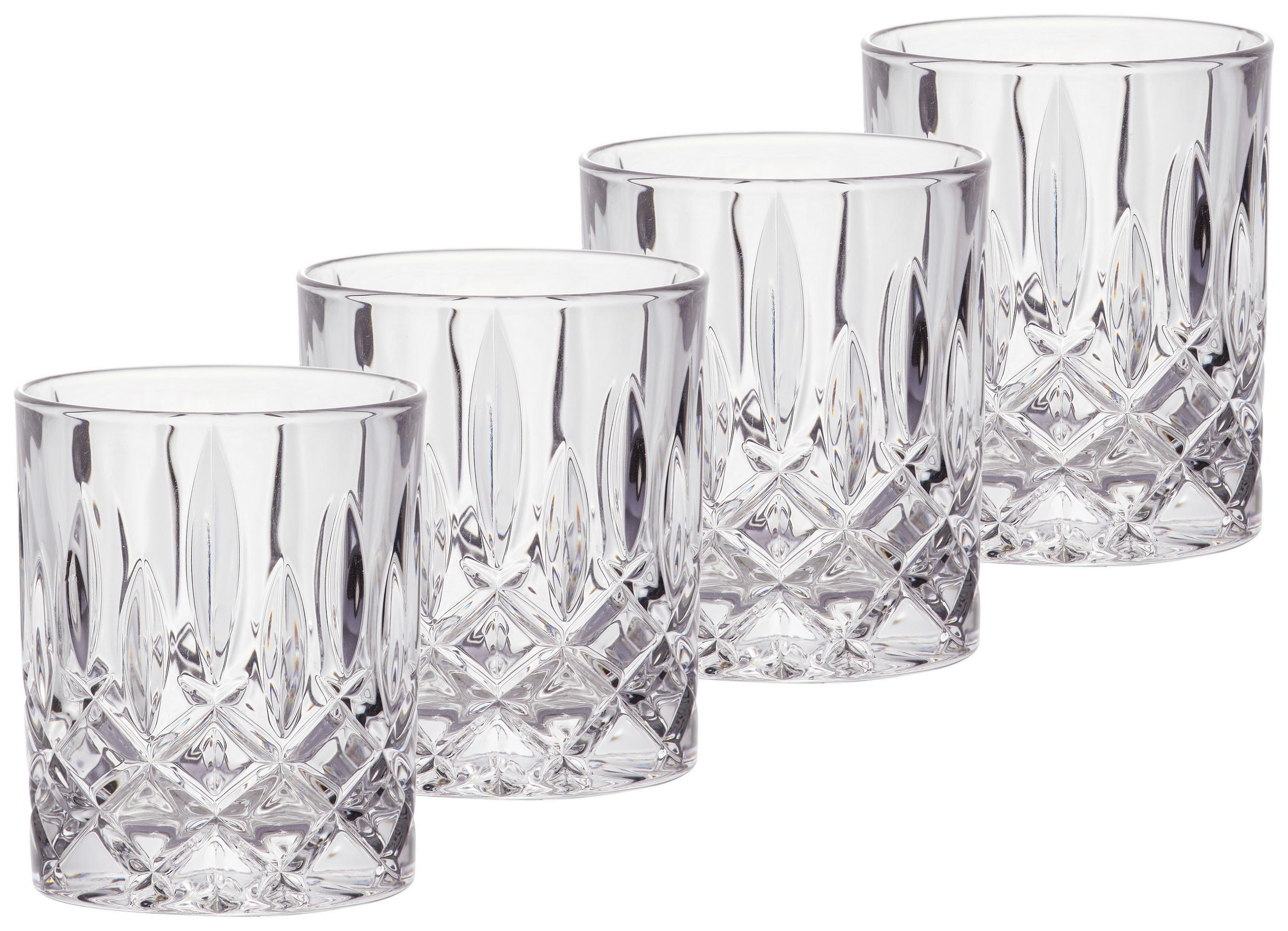 WHISKY-GLÄSERSET NOBLESSE  4-teilig  - Transparent, Glas (8/8,4cm) - Nachtmann