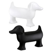 DEKOHUND - Schwarz/Weiß, Trend, Keramik (35/23/11cm) - Ambia Home