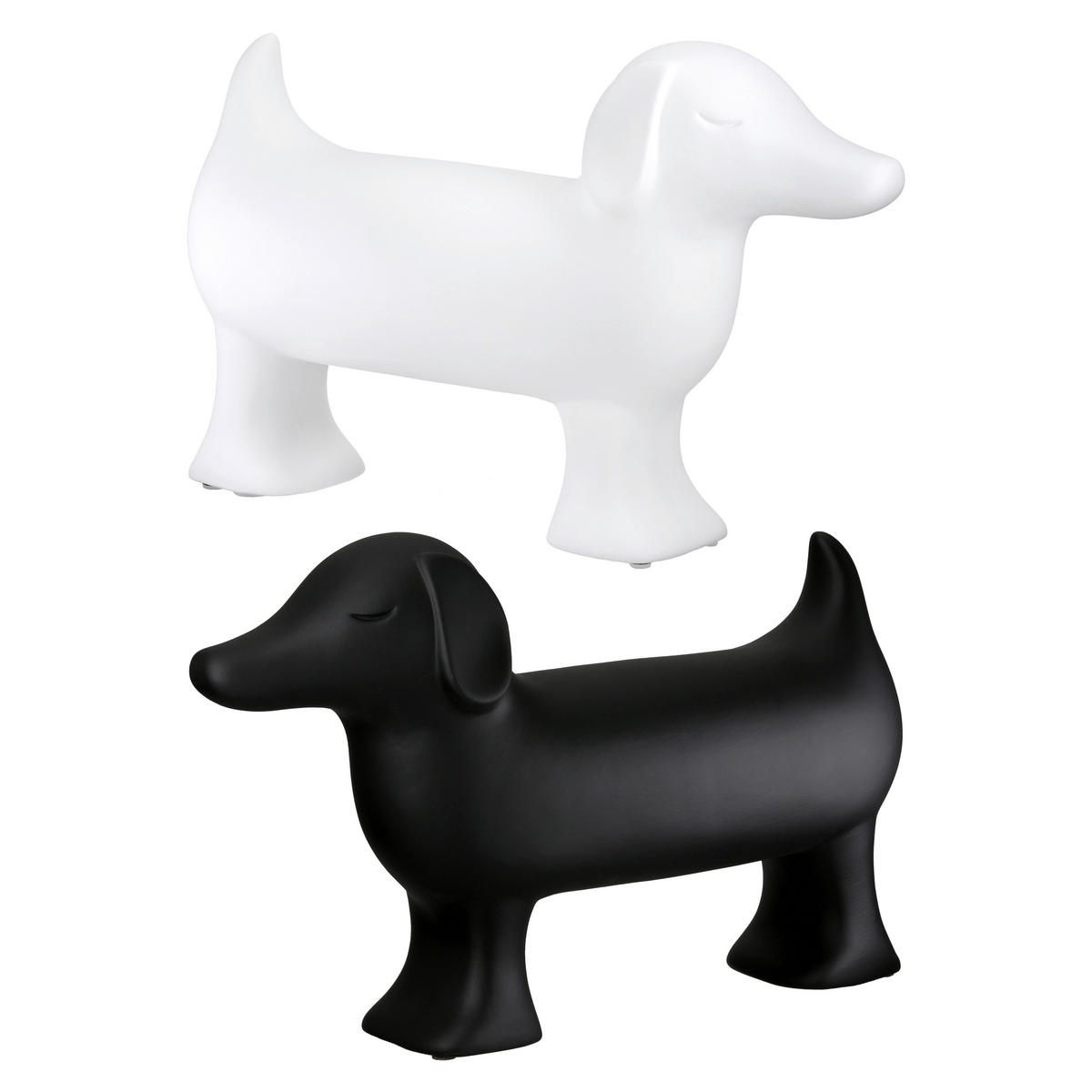 DEKOHUND - Schwarz/Weiß, Trend, Keramik (35/23/11cm) - Ambia Home